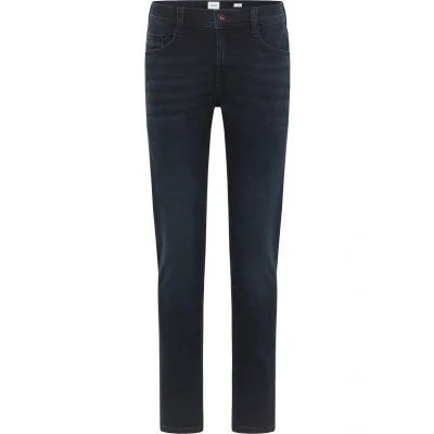 Afbeelding van Mustang Heren Jeans W32 X L32 Dark Navy Katoen 1013710 5000 Oregon Slim K