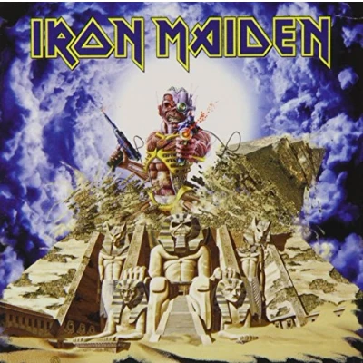Afbeelding van Iron Maiden Somewhere Back In Time Koelkast Magneet 7.5 x cm