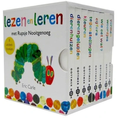 Afbeelding van Uitgeverij gottmer lezen en leren met rupsje nooit genoeg 8st