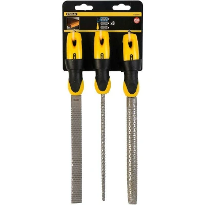 Image de STANLEY 0 22 477 set de râpes bastard 200mm 3 pièces