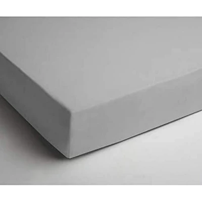 Afbeelding van Papillon hoeslaken dubbel jersey 140 x 200 Lichtgrijs