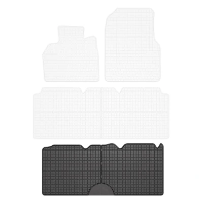 Afbeelding van FROGUM 546924 Vloermatset Rubber Achter 2 Zwart Op maat gemaakt RENAULT: ESPACE 4