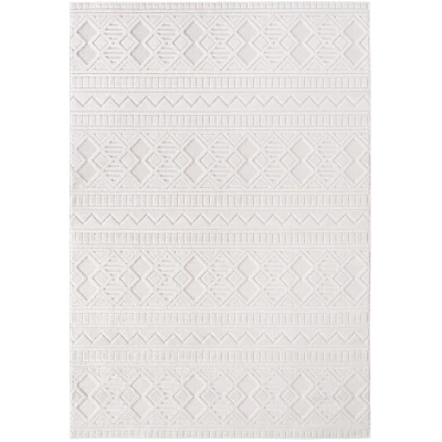 Afbeelding van Buitenkleed Doha Viva Laagpolig Vloerkleed In &amp; Outdoor Creme Rechthoek Polypropyleen 280x370 cm