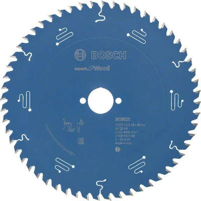 Image de BOSCH 2608644068 lame de scie circulaire Expert pour le bois, 237 x 30 2.5 mm, 56T