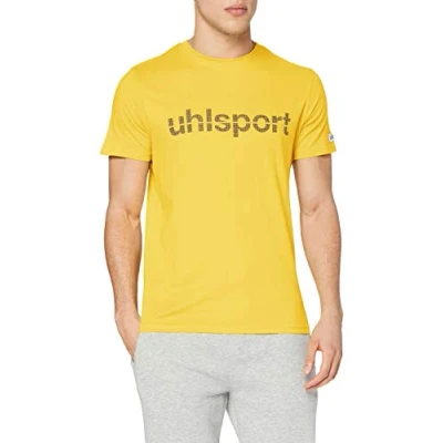 Afbeelding van Uhlsport, Shirt met korte mouwen Essential Promo logo, maïsgeel
