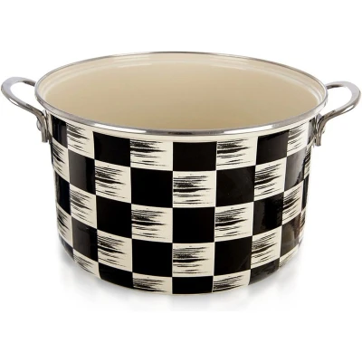 Afbeelding van Kookpan Geëmailleerde DAMBORD 26 cm, 6,5 l Kookpot Soeppan