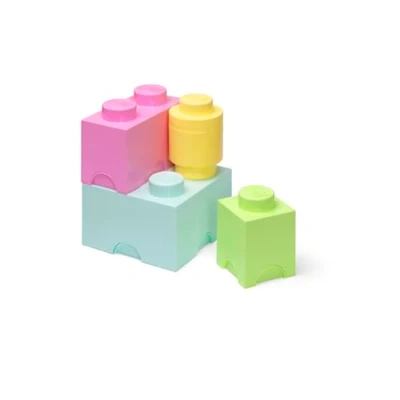 Afbeelding van Opbergbox Brick Halloween Editie, Set van 4 Stuks LEGO