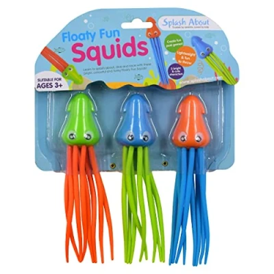 Afbeelding van Splash About Floaty Fun Squid Duikspeelgoed, 3 stuks
