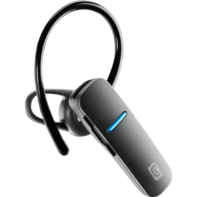 Afbeelding van cellularline SLEEK Ergonomische Mono Bluetooth® hoofdtelefoon Talk Time 5,5 uur Play 6 1,5 tijd met spraakassistenten zwart