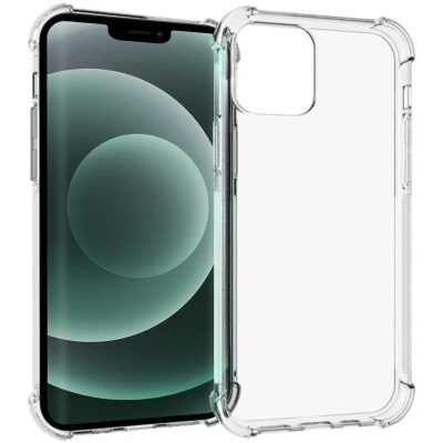 Afbeelding van iMoshion Hoesje Geschikt voor iPhone 13 Mini Siliconen Shockproof Case Transparant