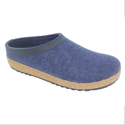 Afbeelding van Haflinger Grizzly Torben Muiltjes, Dames, Maat: 45, Jeans Wol