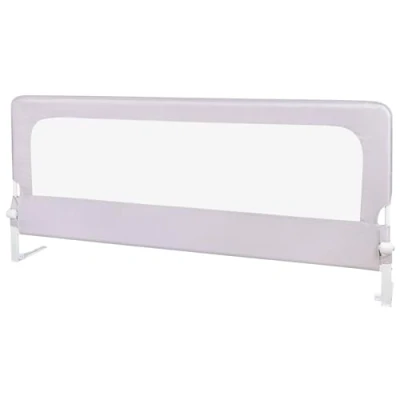Afbeelding van Barrière de Lit pour Les Tout Petits, réglable en Hauteur, Cadre métal Robuste Bébé Sécurité, Métallique Anti Chute, Gris 180 * 70 26cm