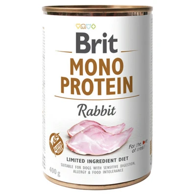 Afbeelding van Brit Blik Care Mono Protein 400 g Hondenvoer Konijn