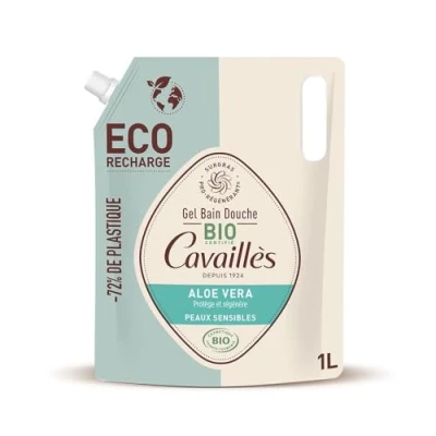 Afbeelding van Rogé Cavaillès Biologische Aloë Vera Douchegel Voor de Gevoelige Huid Eco Refill 1 L