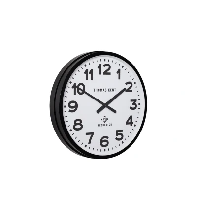 Afbeelding van Feelings Klok Regulator Wit/Zwart Wit