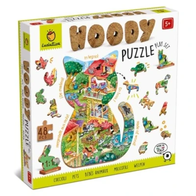 Afbeelding van Woody Puzzel Huisdieren