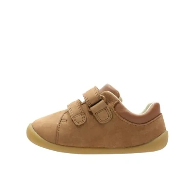 Afbeelding van CLARKS Roamer Craft T lage sneakers voor jongens, Lichtbruin.