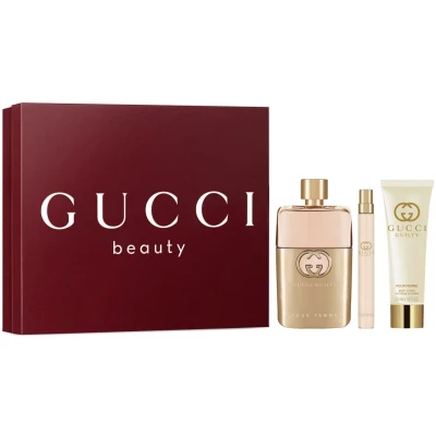 Afbeelding van Gucci Guilty Giftset 90 ml eau de parfum spray + 10 50 bodylotion cadeauset voor dames