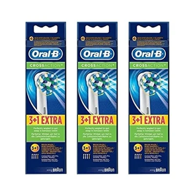Afbeelding van Oral B CrossAction Opzetborstels 4 stuks