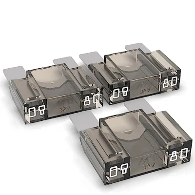 Afbeelding van AUPROTEC Maxi platte steekzekering, 20 A 80 A, smeltbeveiliging, selectie: ampère, wit, 3 stuks