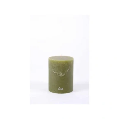 Afbeelding van Rasteli Luz Your Senses Stomp Kaars Groen D 10 cm H 13