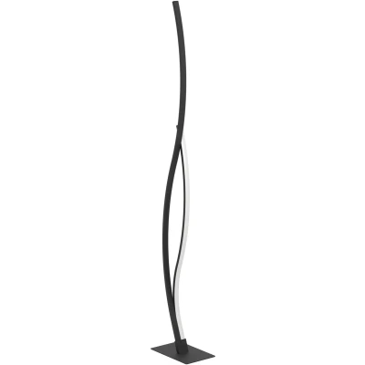 Afbeelding van EGLO Grisolia Vloerlamp LED 129 cm Zwart/Wit