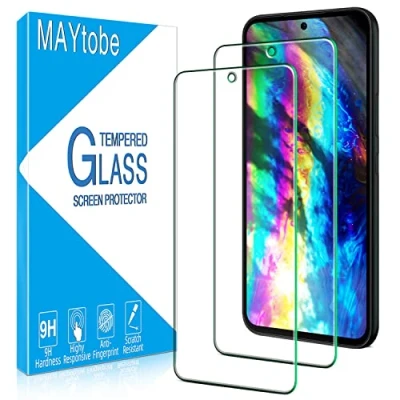Afbeelding van MAYtobe [2 stuks] Gehard glas voor Samsung Galaxy A54 5G, zonder luchtbellen, hardheid 9H, krasbestendig, anti vingerafdruk, high definition glasbescherming