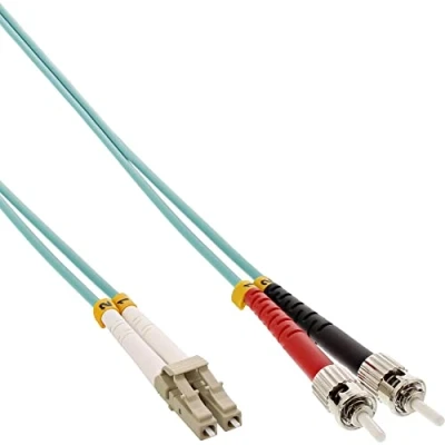 Afbeelding van InLine Glasvezel duplex kabel LC/ST 50/125um OM3 7,5m (CAT7, 25 m), Netwerkkabel