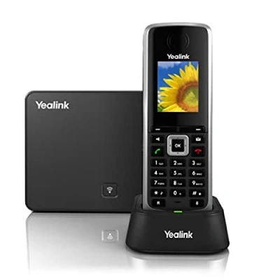 Afbeelding van Yealink W52P Draadloze VoIP telefoon, oplader en basisstation voor gebruik met providers h berg s gecertificeerd