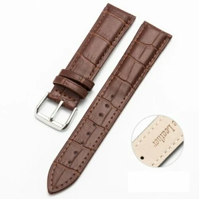 Afbeelding van Garmin Approach S12 / S40 S42 Crocodile leren bandje Bruin