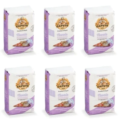 Afbeelding van Farina Molino Caputo Nuvola Napoli Pizzameel voor licht deeg, 1 kg, 100% natuurlijk, 3 stuks