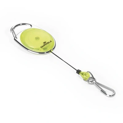 Image de Durable 832704 clip ceinture yoyo avec crochet jaune