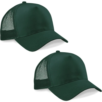 Afbeelding van Beechfield Snapback truckerpet B640 Bottle Green /