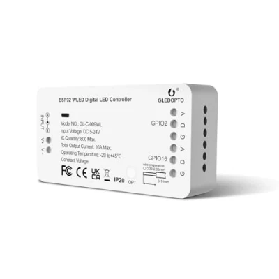 Afbeelding van GLEDOPTO WLED LED adresseerbare digitale controller WS2811, WS2812B, SK6812, WS 2801 APA 012, APA104 (WLED)