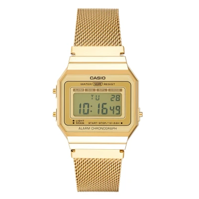 Afbeelding van Casio heren Vintage horloge A700WEMG 9AEF in de kleur Goud