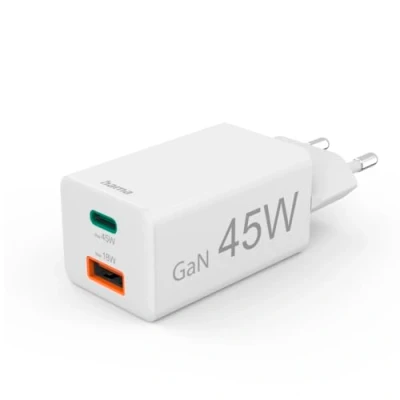 Afbeelding van Hama USB oplader Binnen, Thuis Aantal uitgangen: 2 x A, C bus (Power Delivery) Power Delivery (USB PD)