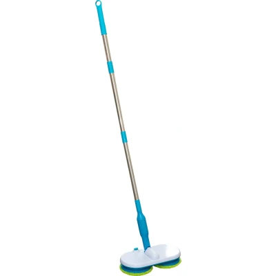 Afbeelding van Mediashop Hurricane Floating Mop elektrische dweil oplaadbare vloerwisser voor dweilen, schrobben en boenen met 2x 3 microvezelpads Mail Order Edition