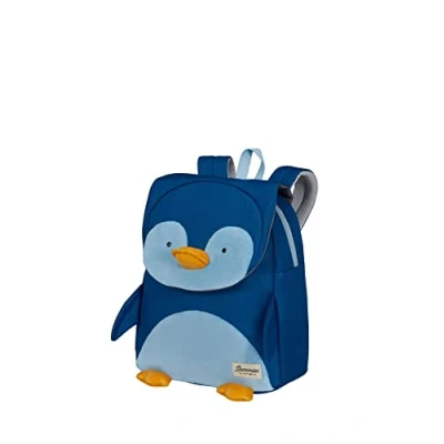 Image de Samsonite Happy Sammies Eco Sac à dos pour enfants S +, 33 cm, 11 L, bleu (Penguin Peter)