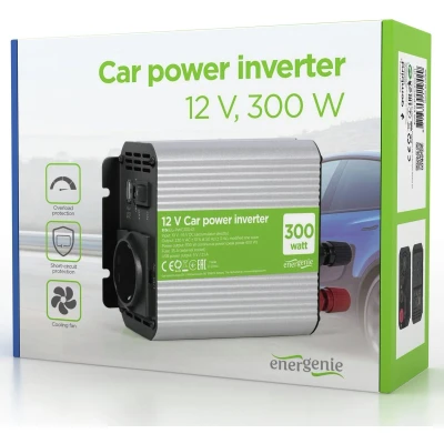 Afbeelding van Omvormer voor in de auto, 300 W