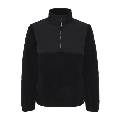 Afbeelding van 11 Project PIET Ziptroyer Fleece trui, Heren, Maat: Large, Black