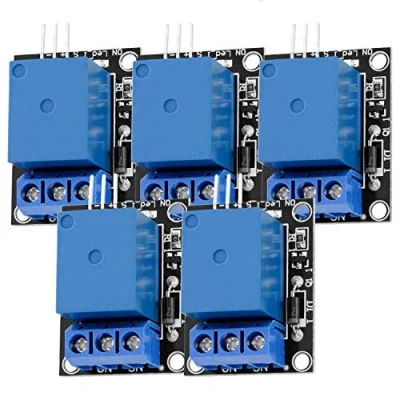 Afbeelding van AZDelivery 5 x 1 relais 5V KY 019 Module High Level Trigger compatibel met Arduino inclusief E Book!
