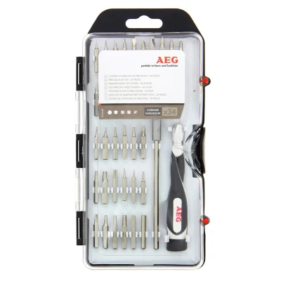 Afbeelding van AEG 005068 Bit schroevendraaier Gesplitst, Torx, Kruisgleuf (PH), Zeskant