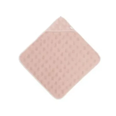 Afbeelding van Jollein Badcape Badstof 75x75cm Miffy Jacquard Wild Rose