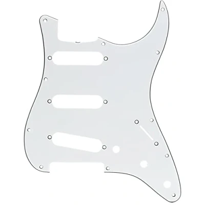 Afbeelding van Fender Pickguard Strat 62 Vintage wit 3 Ply