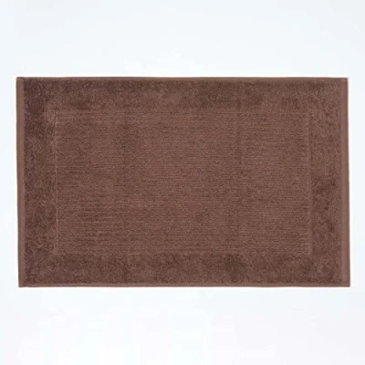 Afbeelding van Homescapes Imperial badmat 100% katoen, bruin