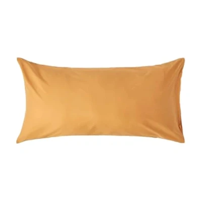 Afbeelding van Homescapes kussensloop 50 x 90 cm mosterdgeel, 100% Egyptisch katoen, draaddichtheid 200