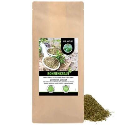 Image de Alpi Nature Sarriette Séchée 500g, Feuilles de Séchées et Frottées pour la Cuisine
