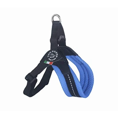 Afbeelding van Tre Ponti Fibbia Verstel. Mesh Refl. 3 Sky Blue Tot 7 kg