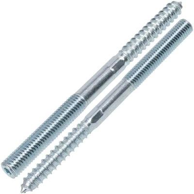 Afbeelding van AERZETIX C75910 12 stuks dubbele schroefdraadschroeven M12 x 160 mm schroefdraadbouten staal