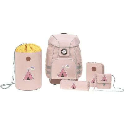 Afbeelding van Lässig School Adventure TIPI set Schooltas voor kinderen, Maat: One Size, Rose